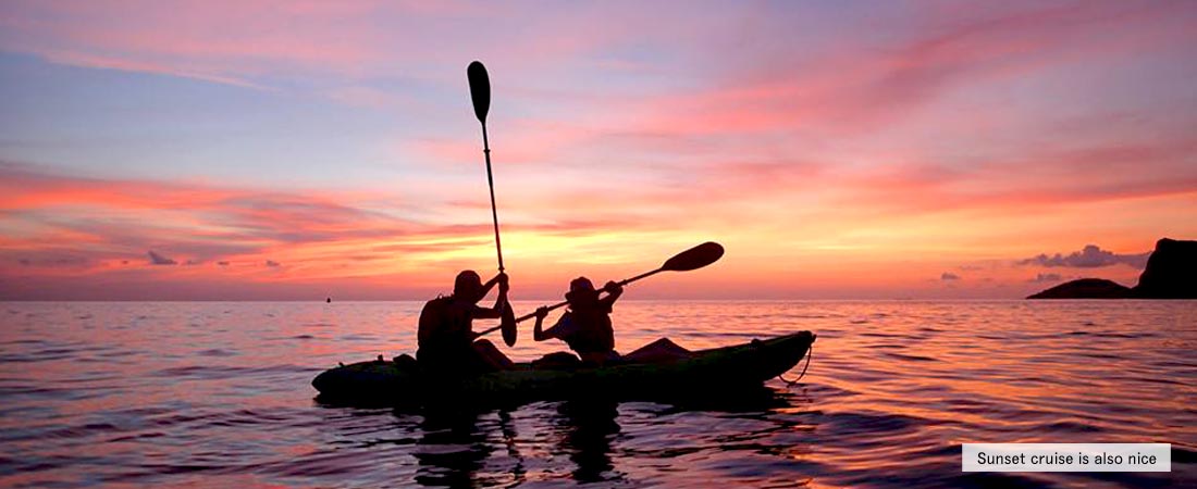 Sunset cruise is also nice and romantic. Expect the sunset you never imagined, that is how special Ogasawara Islands are.